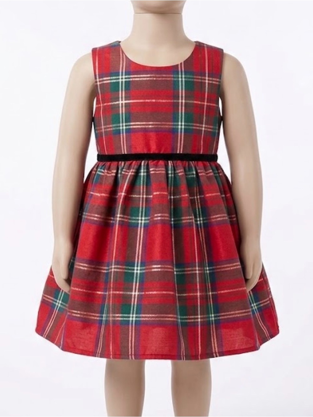 Classic Red Plaid Girls' Dress - Kids Costume